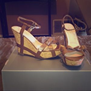 Cork Wedge Sandals